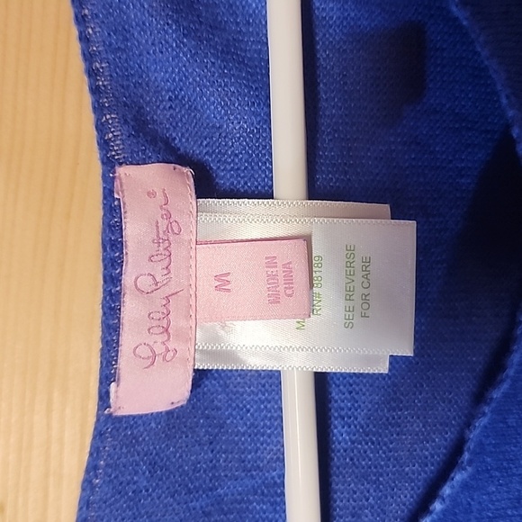 Women's Blue Long Sleeve Top - Picture 2 of 7